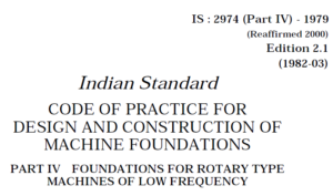 IS 2974 (PART 4)-1979 INDIAN STANDARD CODE OF PRACTICE FOR DESIGN AND ...