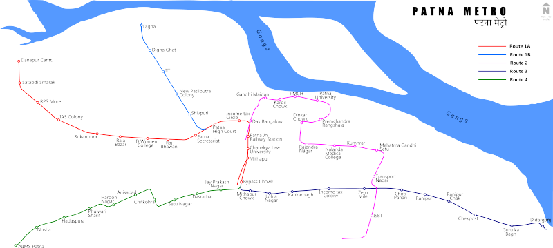Patna_metro_map_route