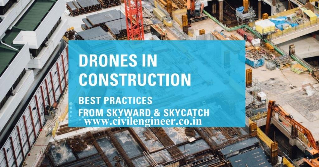 Drones in Construction Blue Print